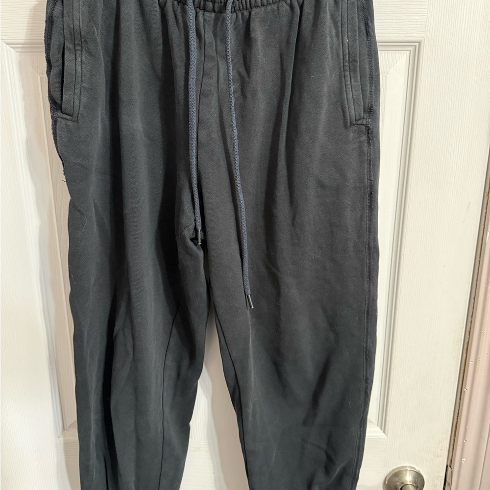 aerie Charcoal Gray Drawstring Joggers